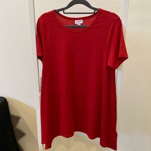 Lularoe Melissa red NWT